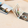 Hot Sale Wholesale Kraft Paper Ribbon Knot Gold Stamping Dobração do álbum Foto Album Formatura Aniversário