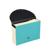 Logotipo personalizado 7 POCKETS A4 SACO DE ARQUIVO DE TAMANHO DE BORRAGEM DE BORRAGEM DE BRAPAIÇÃO Organizador de documentos de acordeão com embalagem de escritório personalizada