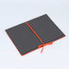 Organizador de documentos de logotipo personalizado A4 Size Office & School Stationery com capa de pano e fechamento de fita para organizador de documentos