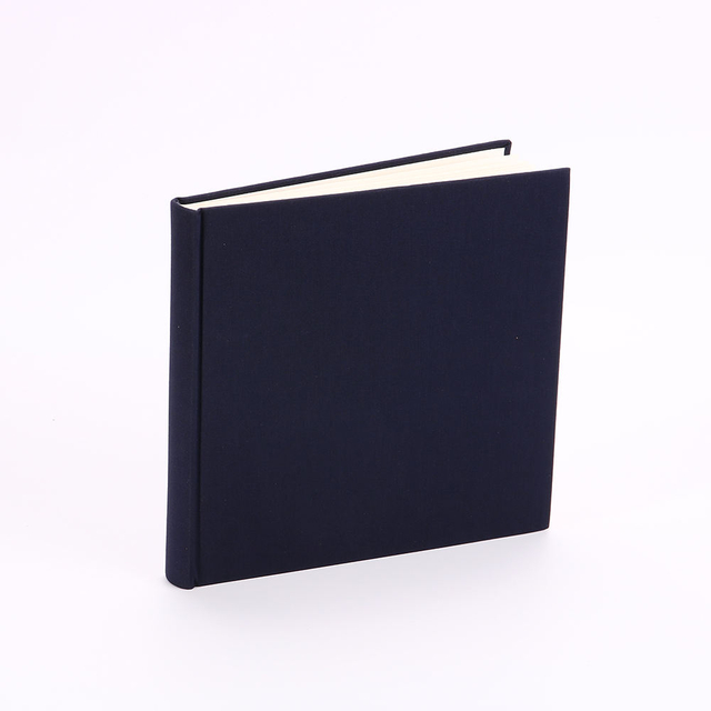 Logotipo personalizado 4x6 e 6x4 Size álbuns de fotos de capa dura de pano material glassine papel diy encadernação perfeita para a escola de bebê de casamento
